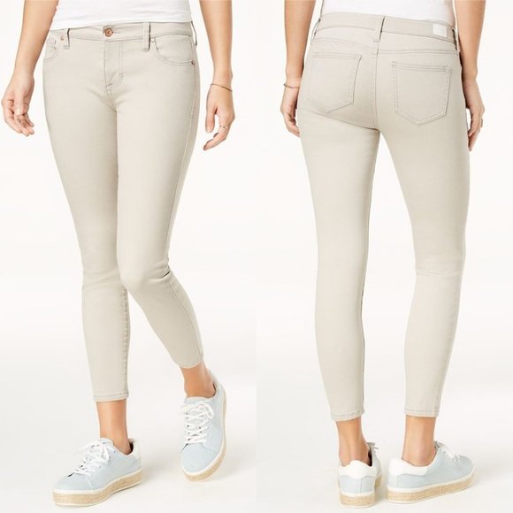 Dark Ash Colored Ankle-Length Skinny Jeans Casual - Picture 1 of 7